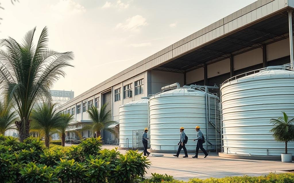 عزل خزانات المياه شمال الرياض