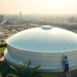 عزل خزانات المياه شرق الرياض